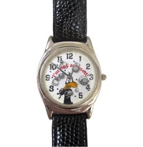 Vintage Daffy Duck Watch Fossil with Movement I Am Not Amused Rare Rotating 90&#39;s - £83.23 GBP