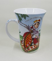 Paul Cardew Cafe &quot;Alice In Wonderland&quot; Queen of Hearts &amp; Alice Tall Coffee Mug - £12.75 GBP