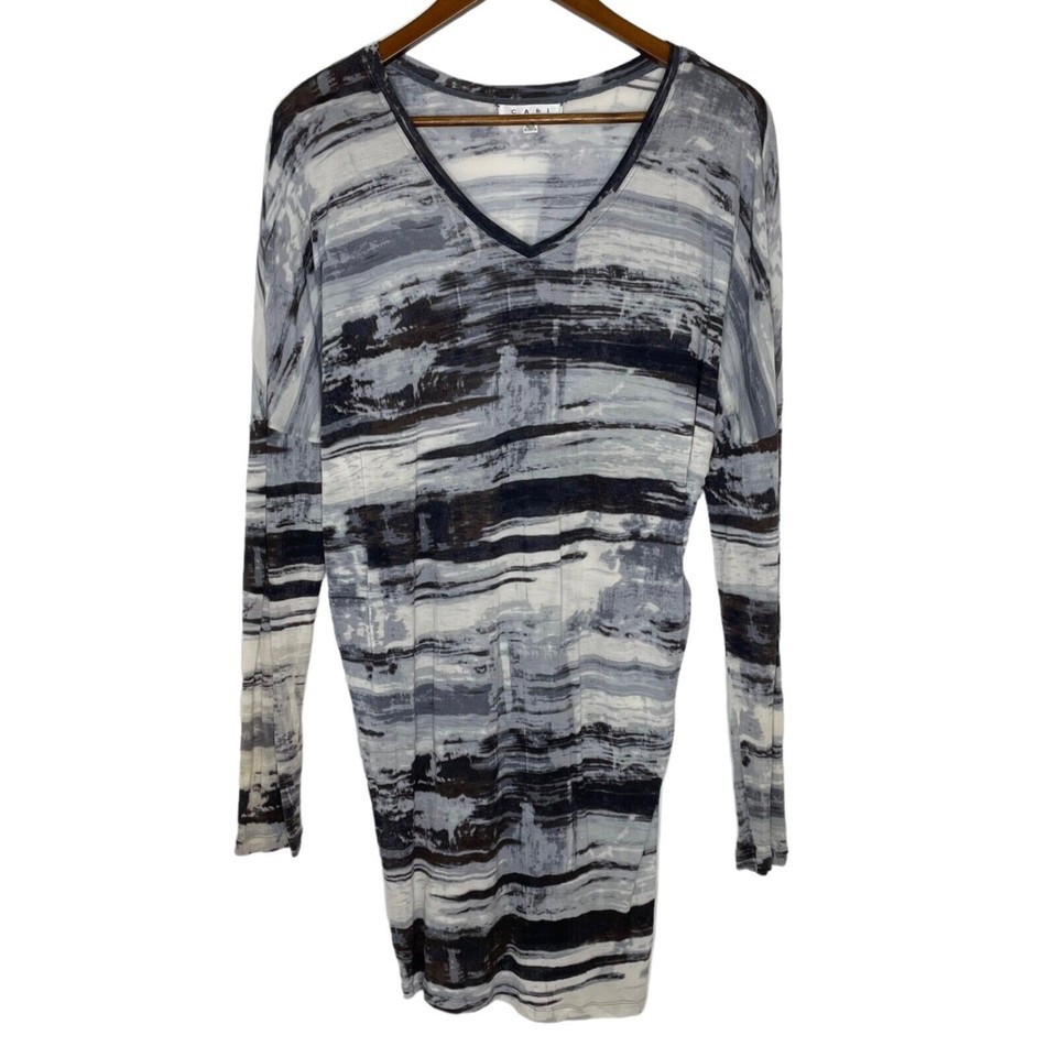 Cabi 130 Grey Paint Brush Dolman Style Tunic Shirt Size Small Women’s - $16.00