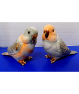 NEW Ceramic Parakeets Love Birds Parrots Statue Figurine Tropical Home D... - $704.01 MXN