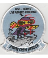 USS- HORNET ~ LIVE ABOARD PROGRAM ~ Junior Crew Member Patch - $91.49 MXN
