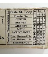 Railway Transfer Tickets Maine Penobscot Transportation State Street Loo... - €21,44 EUR