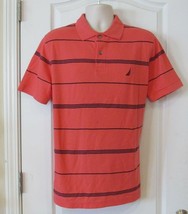Nautica Short Sleeve Striped Deck Shirt Dreamy Coral  Men&#39;s Sz  M-XL NWT... - $22.25