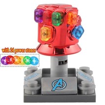 Nano Infinity Gauntlet (With 24Pcs Stones) Marvel Endgame Minifigures Toy - £2.39 GBP