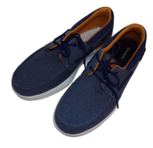 OrthoComfoot Mens Lace up Shoes, Casual Canvas Loafers Sz 11.5 Missing 1 insole - £15.45 GBP
