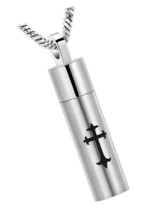 Cremation Jewelry Cylinder Urn Necklace for for - £29.00 GBP