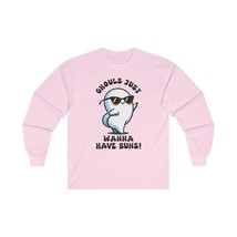 halloween ghost girl got booty funny Unisex Ultra Cotton Long Sleeve Tee butt - $21.13+