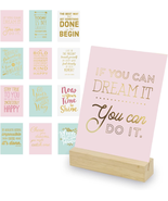 Eccolo Inspirational Cards Set with Wooden Display Stand - 12 Boxed Dail... - £17.64 GBP