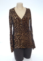 Ralph Lauren Denim &amp; Supply Leopard &amp; Lace V Neck Shirt Top Women&#39;s Medium M NWT - £49.70 GBP