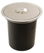 Single Stainless Steel Kitchen Waste Bin for Flush or Surface Mounting - $429.70 CAD