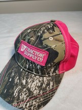 Tractor Supply Co Cap Hat Vintage Strapback Baseball Logo Trucker Camo Pink - $7.60
