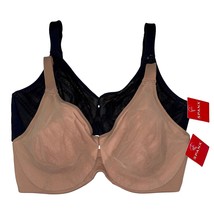 Spanx Bra Underwire Lace Overlay Low Profile Minimizer Full Coverage 30062R - £28.84 GBP