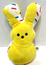 Just Born Peeps Yellow Confetti Plush Stuffed Easter Bunny Rabbit 9 inches - £10.07 GBP