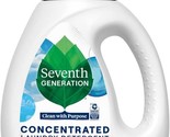 Seventh Generation Concentrated Laundry Detergent Liquid Free &amp; Clear Fr... - $23.97