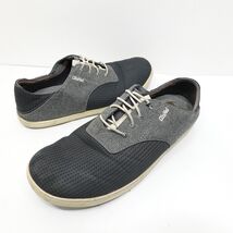 Olukai Nohea Moku Boat Shoes Men's 10 Gray Mesh Slip On Loafers Comfort ... - $20.69