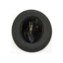 Men Bruno Capelo Hat Australian Wool Fedora EXECUTIVE EX329 Charcoal Gray image 5
