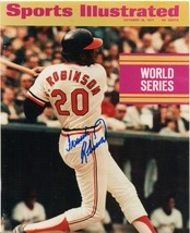 Frank Robinson Orioles Autograph 8x10 World Series 1971 Batting Pose - $25.99