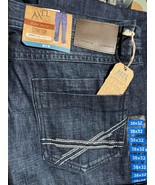 T.K. Axel Men&#39;s Slim Boot Cut Stretch 7 Pocket Denim Jean Harbor Dark 38x32 - $546.53 MXN