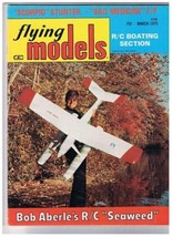 Flying Models Magazine Designs &amp; Data Mar 1975 Scorpio Seaweed Bad Medicine - £23.45 GBP
