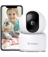 Galayou Indoor Security Camera 2K, Pet Camera, 360 Degree Wifi Home Secu... - £28.00 GBP