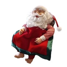 Telco Sleeping Santa Claus in Chair Snoring Whistling Animated Christmas Motion  - £24.62 GBP