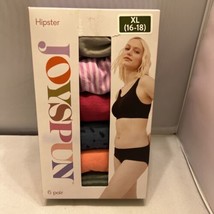 JoySpun Women Hipster Underwear 6-Pack Panties - £10.13 GBP