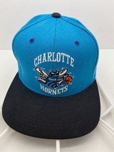 Mitchell And Ness Charlotte Hornets Fitted Cap Hat Wool 7 3/8 Hardwood C... - $39.60