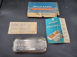 Vintage Rolls Razor &amp; Sharpener The VISCOUNT With Original Box &amp; Instruc... - £17.82 GBP