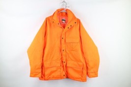 Vintage 90s Streetwear Mens Large Distressed Hunting Parka Jacket Blaze ... - $59.35