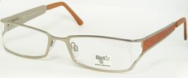 BLACK XS XS-802 783 SILBER / ORANGE Brillengestell Eyegläser 52-19-135mm - $43.43