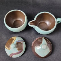 Designed By Mara Of Mexico Stoneware Women &amp; Woman / Man Covered Cream a... - $34.64