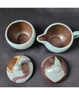 Designed By Mara Of Mexico Stoneware Women &amp; Woman / Man Covered Cream a... - $47.37 CAD