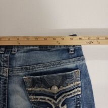 Rebel & Soul Women’s 12 Cotton Blend Faded Blue Distressed Skinny Jeans (31×30) image 6