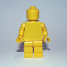 HGF Yellow Blank Plain Minifigure Fast Shipping Gift  - £5.65 GBP