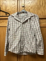 Hyden Yoo New York Shirt Men Size S Plaid Cotton Stain - £7.41 GBP