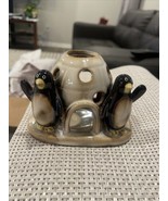 Yankee Candle Co. Igloo W/ Penguins By Ronnie Walter Tea light Candle Ho... - $175.81 MXN