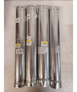 4 Qty Selkirk Gas Vent Round Pipes 3&quot; IDx24&quot;N | 3RV-24 (4 Quantity) - £95.86 GBP