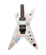 AC/DC – Guns N Roses – Ozzy Osborne Band Tours Signed Dean White Electric Guitar - $4,500.00