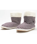 Cuddl Duds Size Medium US (7-8 M) Women&#39;s Luxe Sherpa Turn-Cuff Bootie S... - $24.40 CAD