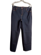 Gloria Vanderbilt Amanda High Rise Dark Wash Denim Jeans Size 12 Petite - $16.83