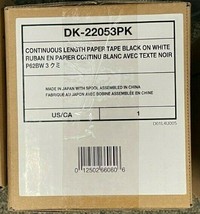 Brother - DK-22053PK - Paper Label Tape, 2.4&quot; x 100 ft, White, 3 Rolls/Pac - £71.81 GBP