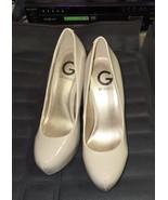 G By Guess Beige Patent Leather Heels | Size 6.5M - $24.74
