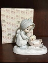 Precious Moments &quot;JANUARY BABY&quot; 1987 BOXED  GIFT GIVING OR FOR YOUR COLL... - £10.27 GBP