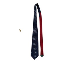 Tommy Hilfiger 100% Silk Tie Navy with Red Yellow Blue Geometric Pattern... - $21.60
