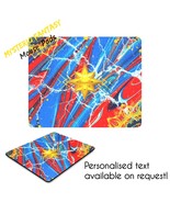 Galactic Avenger Superhero Artistic Personalised Mouse Pad-Mouse Mat. - $41.16 CAD