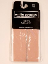 EMILIO CAVALLINI Tights COLLANTS Made in Italy NATURAL - SILVER S/M Free... - £51.71 GBP