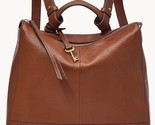 Fossil Elina Brown Leather Convertible Backpack SHB2979210 NWT $250 Retail - £101.19 GBP