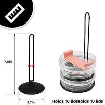 ishenkea 3 Pieces Tumbler Lid Organizer，Lid Organizer with Collapsible Design、Ca - £7.99 GBP