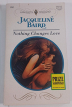 nothing changes love by jacqueline baird 1995 paperback novel good - £4.44 GBP