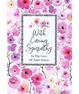 With Caring Sympathy In The Loss of Your Sister - Sympathy Greeting Card... - $51.04 MXN